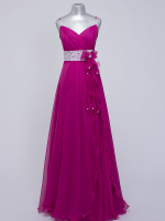 Вечернее платье длинное V-обр Аморетт 00856