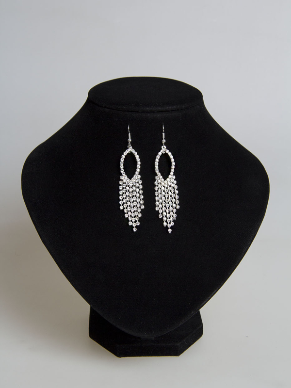 Серьги со стразами  ( упаковка 3 пары)  97156