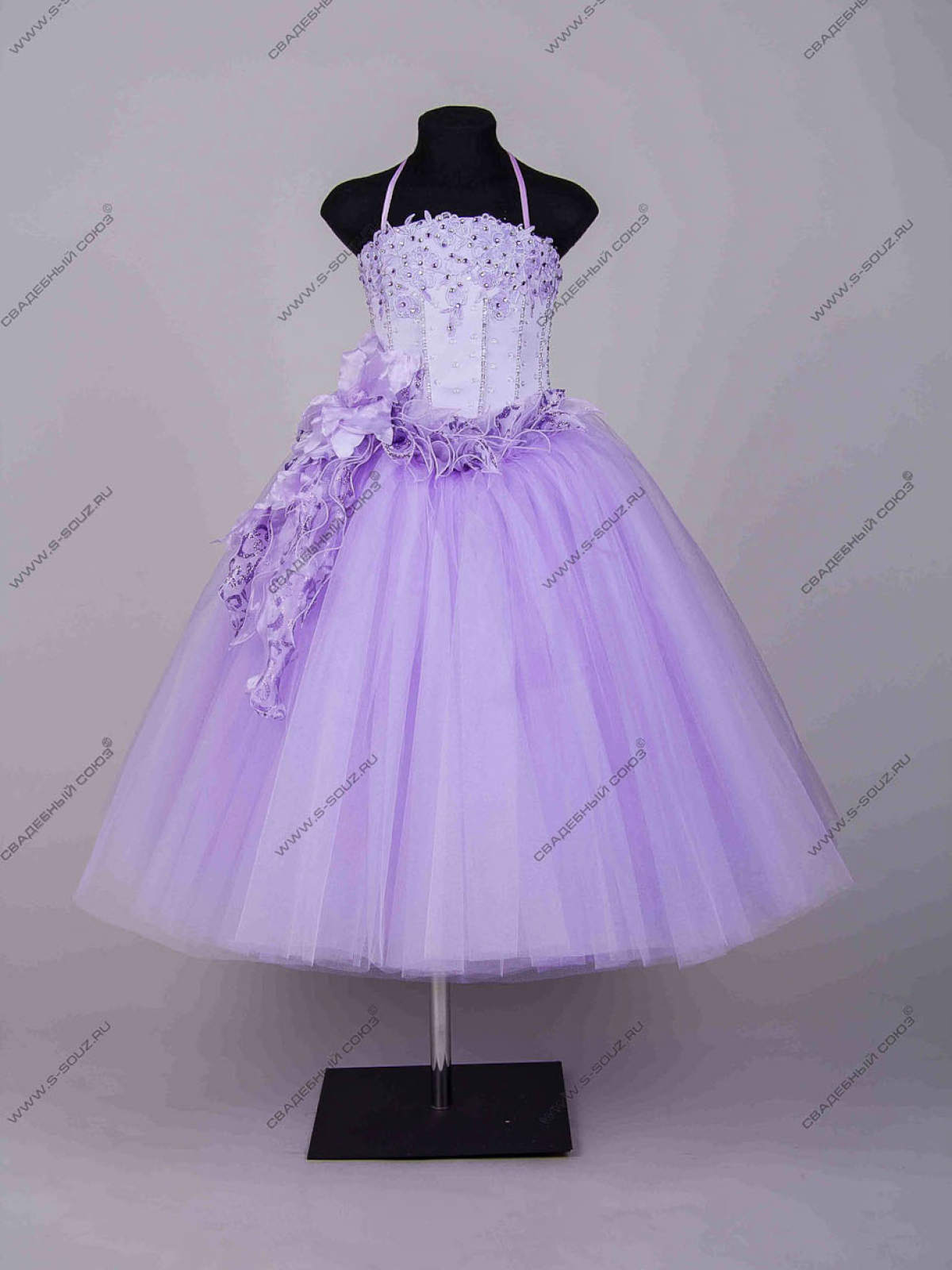 Детское платье Пачка Рельеф на бретелях 56584