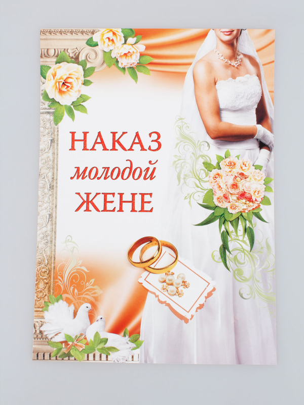 Наказ молодой жене (уп 3шт) 11956